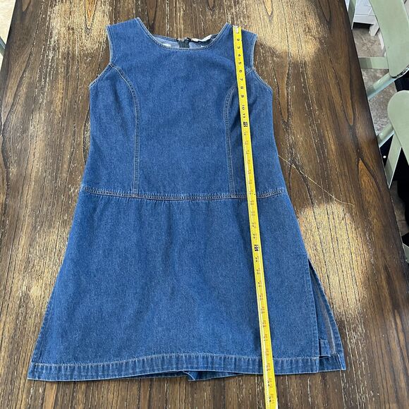 Vintage Just Class Denim Skort Dress Size Small - Picture 9 of 11